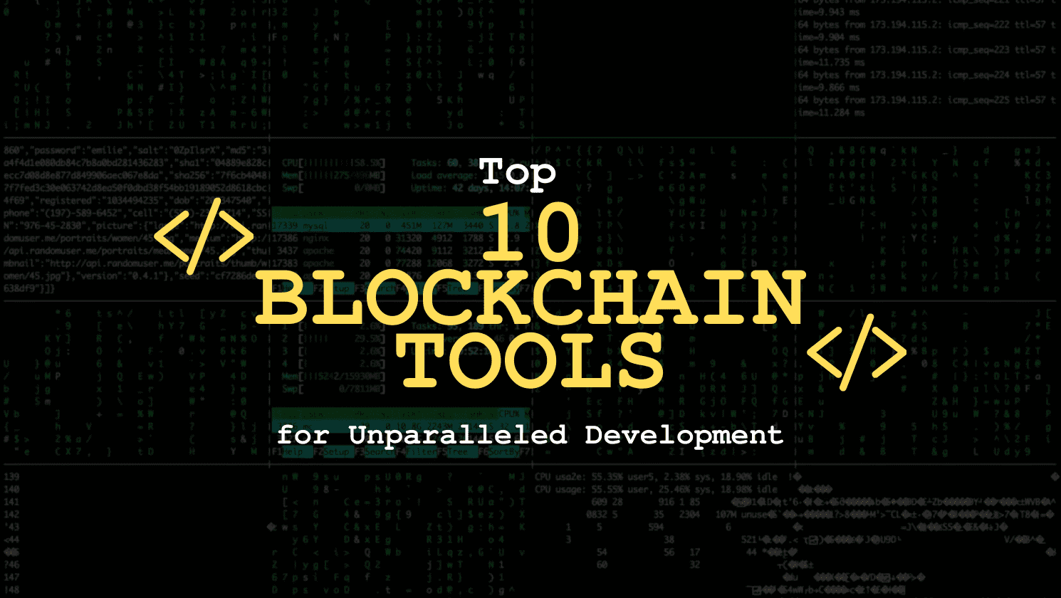 Top 10 Blockchain tools